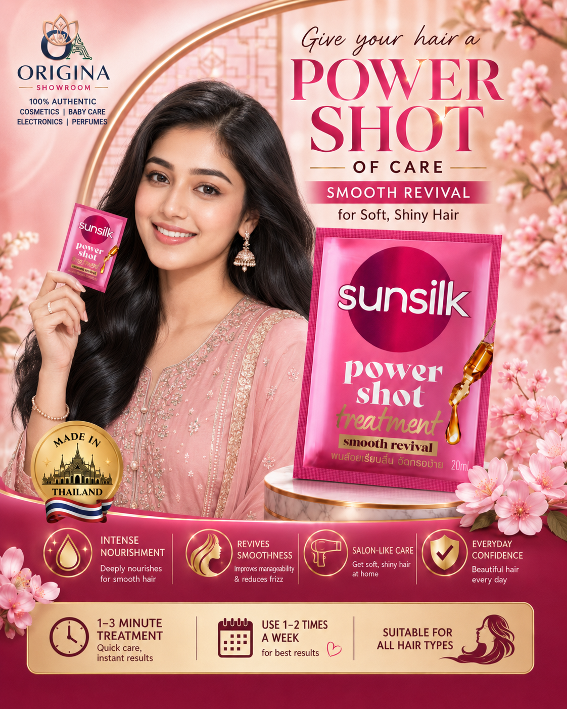 Sunsilk Power Shot Treatment – Smooth Revival 20ml